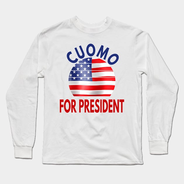 Cuomo For President Long Sleeve T-Shirt by Redmart